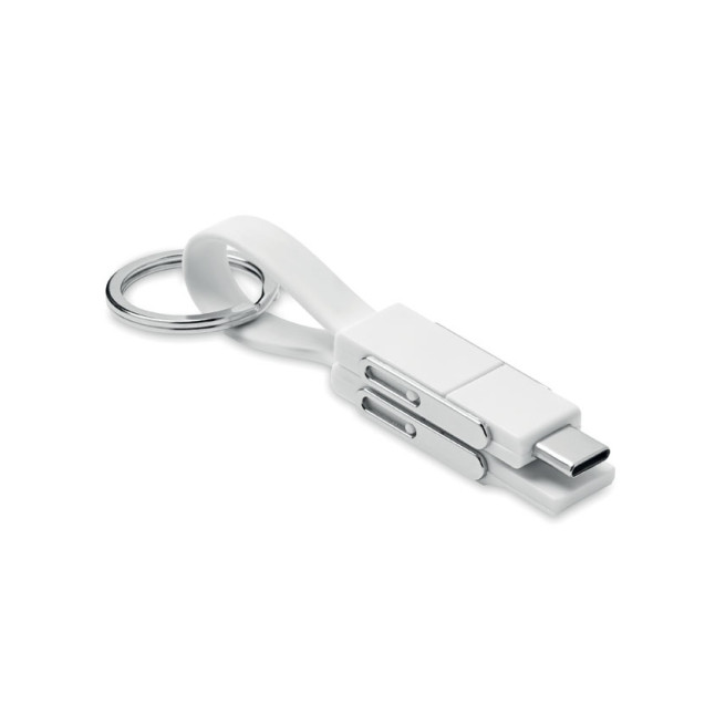Brelok z kablem ładującym 4w1 KEY C