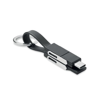 Brelok z kablem ładującym 4w1 KEY C