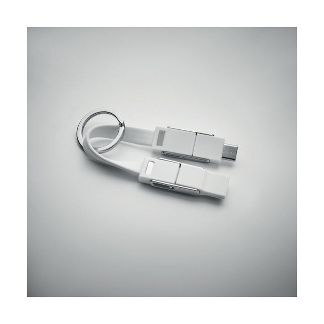 Brelok z kablem ładującym 4w1 KEY C