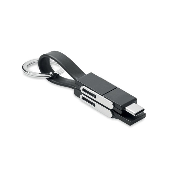 Brelok z kablem ładującym 4w1 KEY C