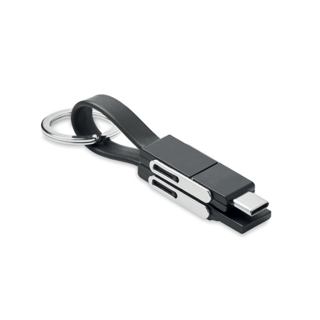 Brelok z kablem ładującym 4w1 KEY C