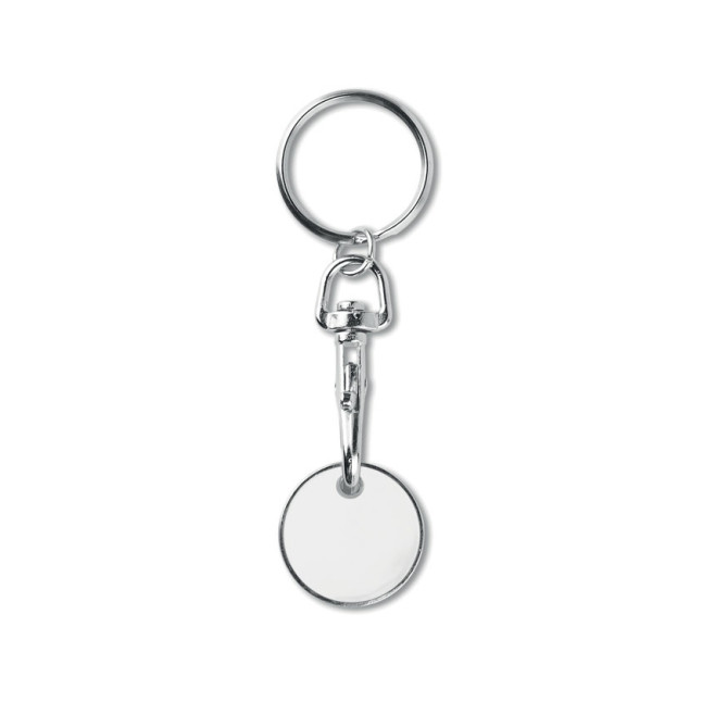 Brelok z żetonem do wózka TOKENRING