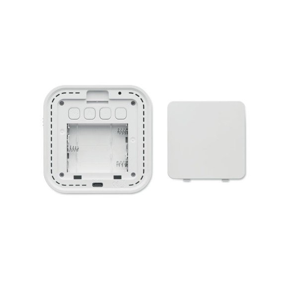 Budzik ABS/RPET z recyklingu LUCE