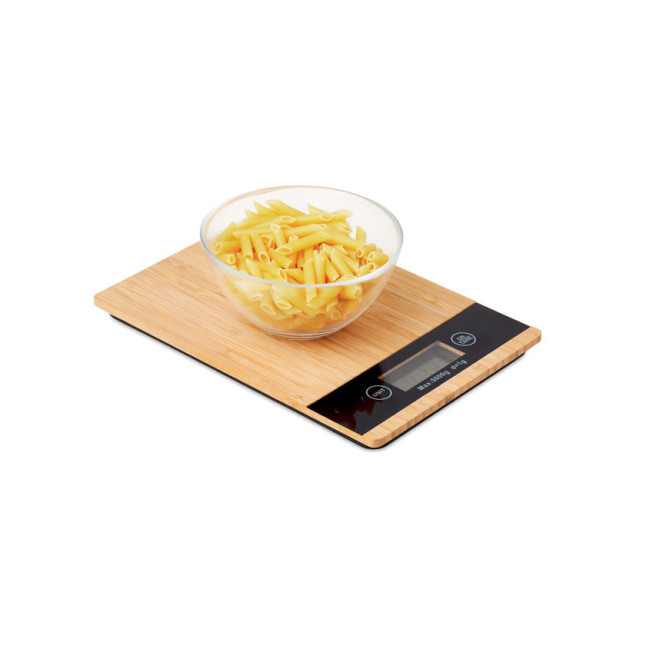 Cyfrowa waga kuchenna, bambus PRECISE
