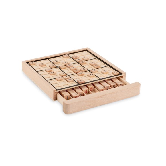 Drewniana gra planszowa sudoku SUDOKU