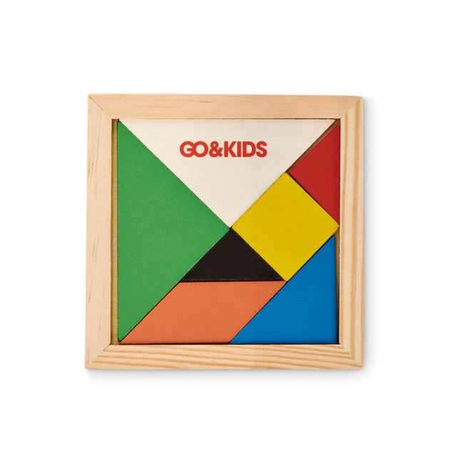 Drewniane puzzle Tangram TANGRAM