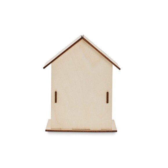 Drewniany domek dla ptaków DIY PAINTHOUSE