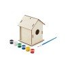 Drewniany domek dla ptaków DIY PAINTHOUSE