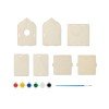 Drewniany domek dla ptaków DIY PAINTHOUSE