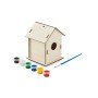 Drewniany domek dla ptaków DIY PAINTHOUSE
