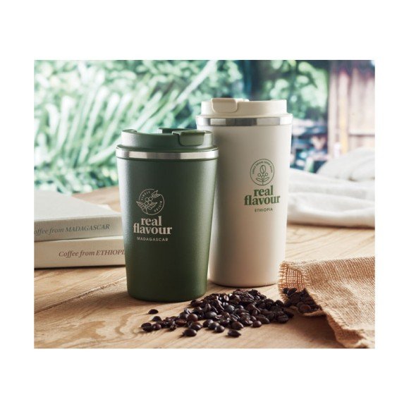 Dwuścienny kubek 350 ml BRACE Dwuścienny kubek 350 ml BRACE