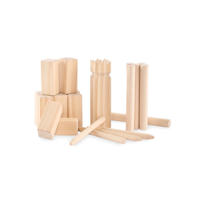 Gra rzutki z drewna sosnowego KING PETIT