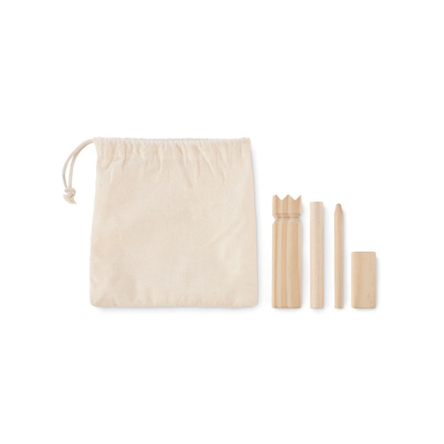 Gra rzutki z drewna sosnowego KING PETIT