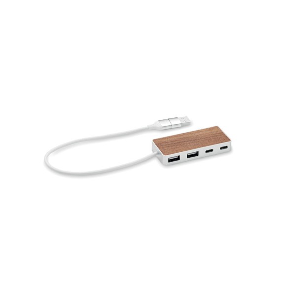 Hub USB 4 porty 27,5 cm UBAH Hub USB 4 porty 27,5 cm UBAH