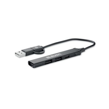 Hub USB z 4 portami 19 cm CURRENT Hub USB z 4 portami 19 cm CURRENT
