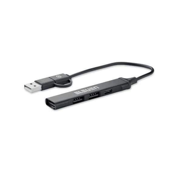 Hub USB z 4 portami 19 cm CURRENT Hub USB z 4 portami 19 cm CURRENT