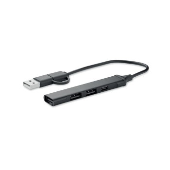 Hub USB z 4 portami 19 cm CURRENT