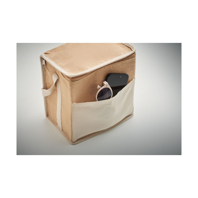 Jutowa i płócienna torba chłodz LONA