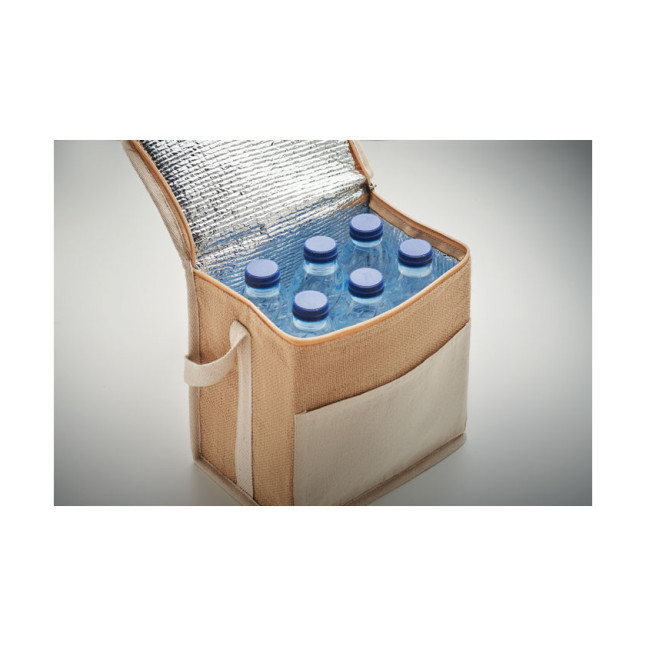 Jutowa i płócienna torba chłodz LONA