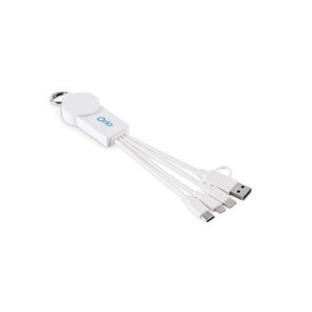 Kabel do ładowania 2 w 1 typ C ICAB Kabel do ładowania 2 w 1 typ C ICAB