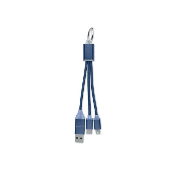 Kabel ładujący 4 w 1 typu C BLUE Kabel ładujący 4 w 1 typu C BLUE