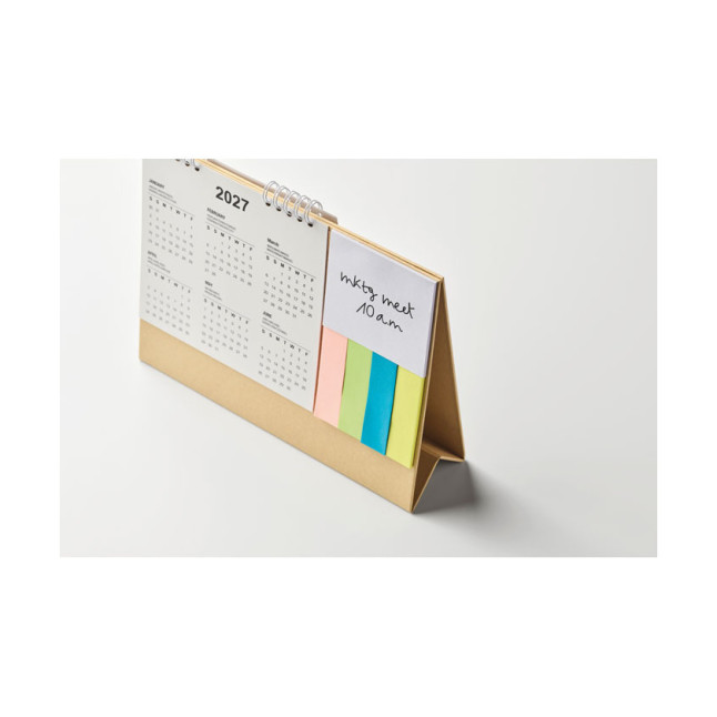 Kalendarz biurkowy z notesem CALENDOO