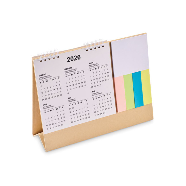 Kalendarz biurkowy z notesem CALENDOO