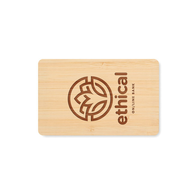 Karta RFID wykonana z bambusa CUSTOS +