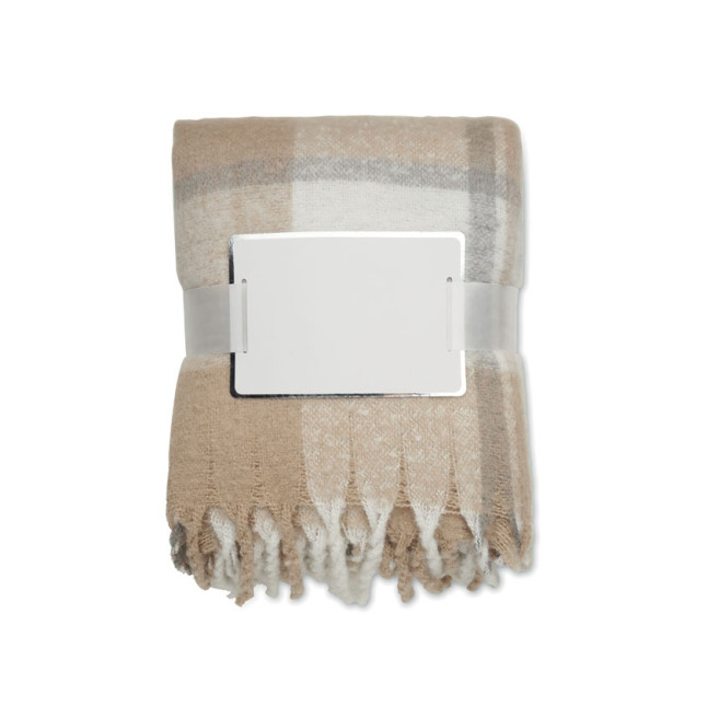 Koc moherowy w kratę QUET