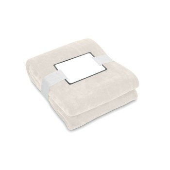 Koc polarowy RPET 280 gr/m² LOGAN Koc polarowy RPET 280 gr/m² LOGAN