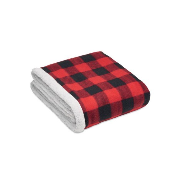 Koc polarowy sherpa RPET SHERMATT Koc polarowy sherpa RPET SHERMATT