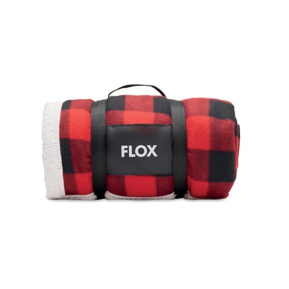 Koc polarowy sherpa RPET SHERMATT Koc polarowy sherpa RPET SHERMATT