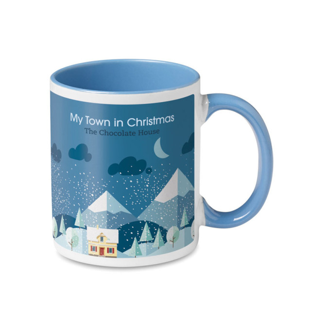 Kolorowy kubek przystosowany d SUBLIMCOLY