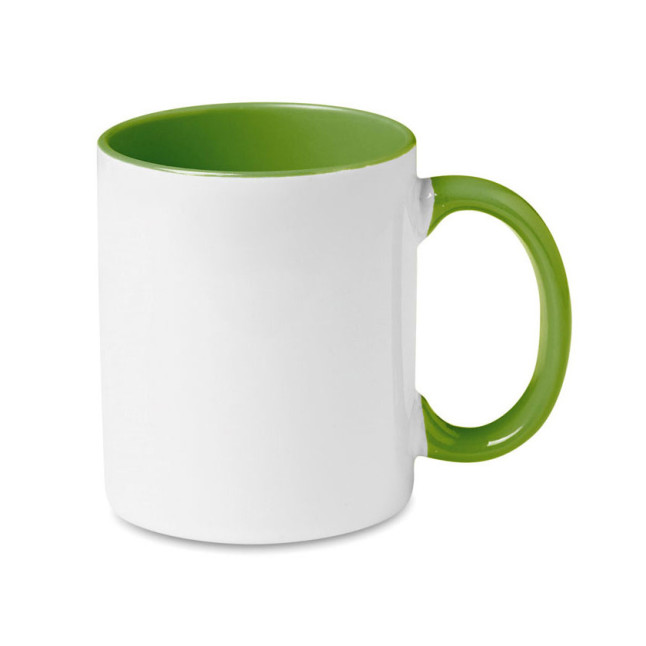 Kolorowy kubek przystosowany d SUBLIMCOLY