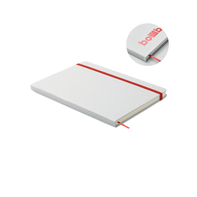 Kolorowy notatnik A5 ROUTE WHITE