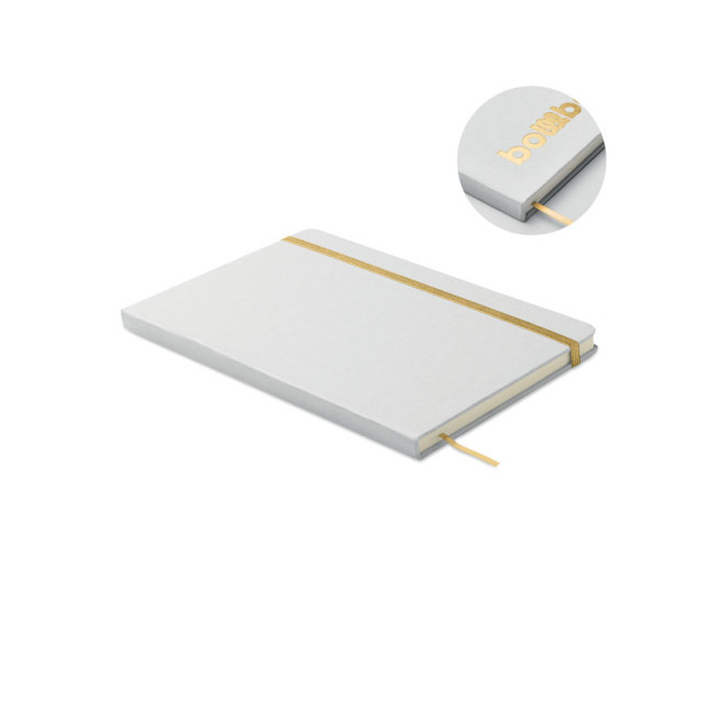 Kolorowy notatnik A5 ROUTE WHITE