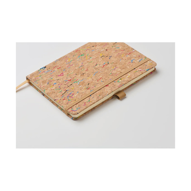 Kolorowy notatnik A5 z korka CORNOTA