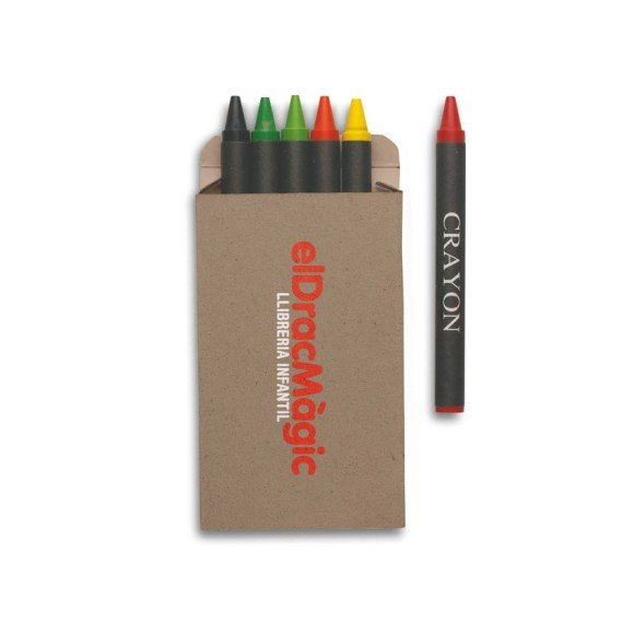Komplet 6 kredek w pudełku BRABO Komplet 6 kredek w pudełku BRABO