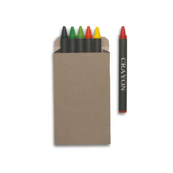 Komplet 6 kredek w pudełku BRABO