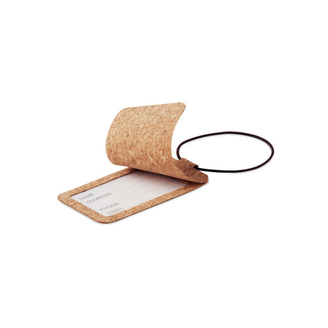 Korkowa przywieszka do bagażu OVALIS