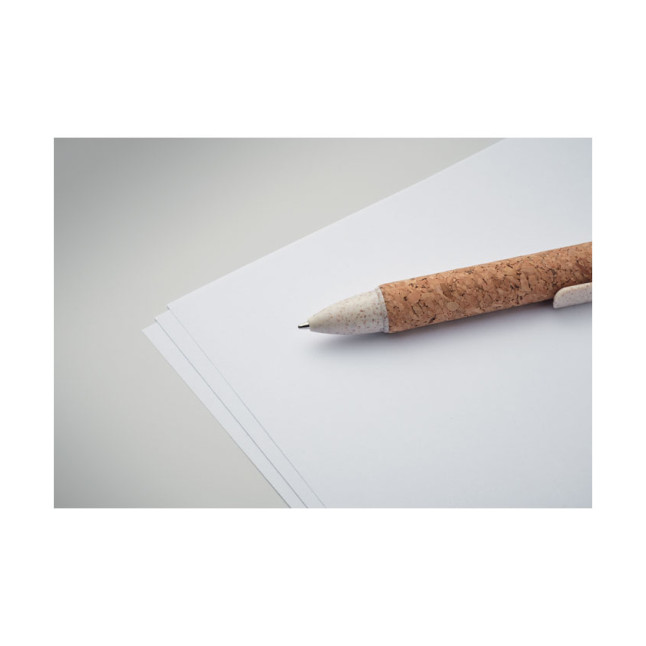 Korkowy długopis z 4-kolorowym ARBOCHO