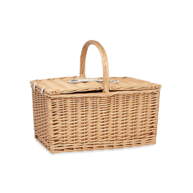 Kosz wiklinowy dla 4 osób MIMBRE PLUS