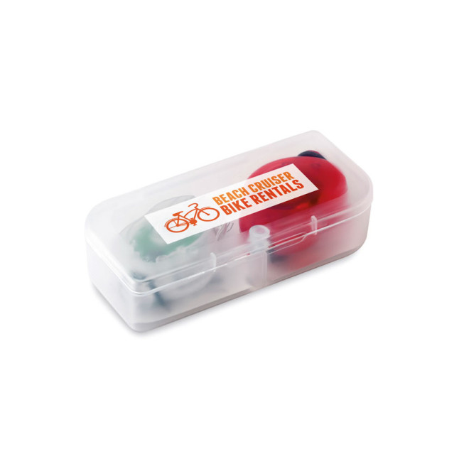 Kpl 2 świateł rowerowych BYLUX