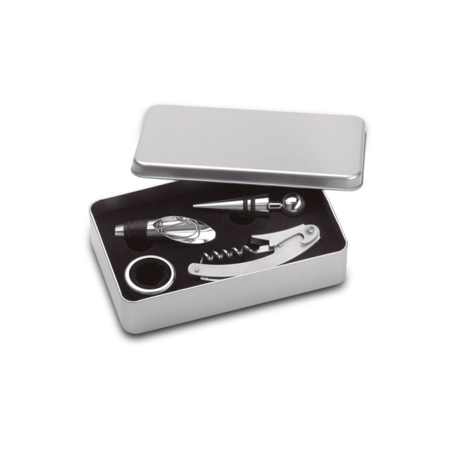 Kpl 4 akcesoriów do wina WINORY