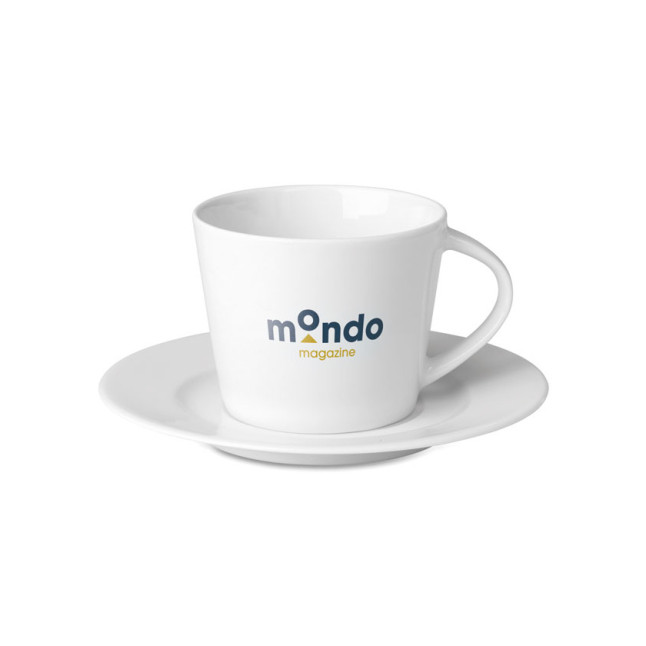 Kubek cappuccino i talerzykiem PARIS