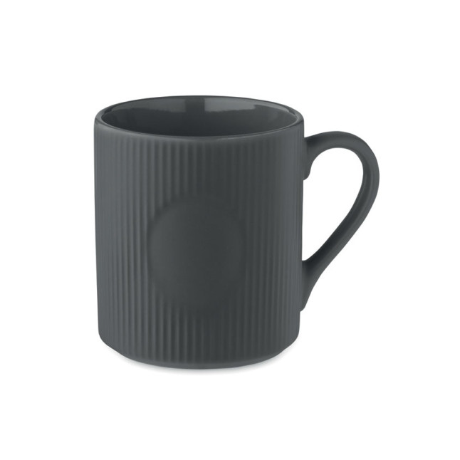 Kubek ceramiczny w prążki 340 m RIBMUG
