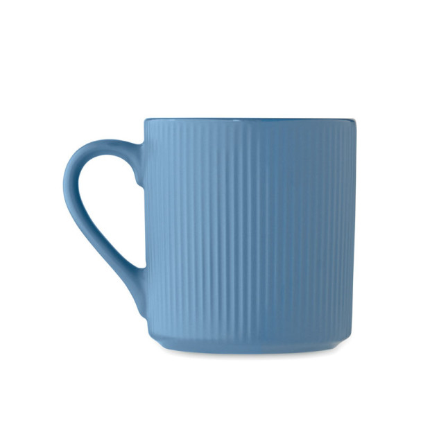 Kubek ceramiczny w prążki 340 m RIBMUG