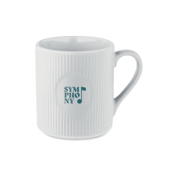 Kubek ceramiczny w prążki 340 m RIBMUG Kubek ceramiczny w prążki 340 m RIBMUG
