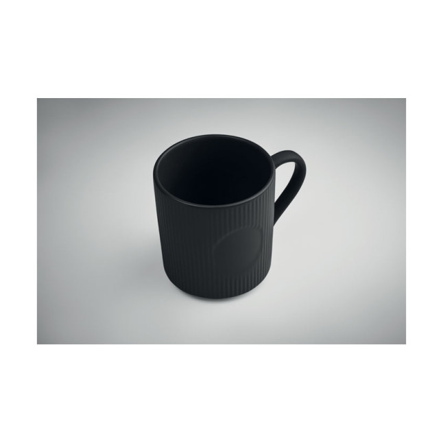 Kubek ceramiczny w prążki 340 m RIBMUG