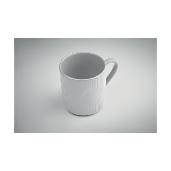 Kubek ceramiczny w prążki 340 m RIBMUG Kubek ceramiczny w prążki 340 m RIBMUG